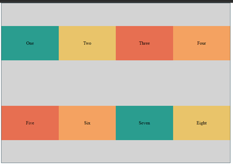 Flex-warp Align-content space-around