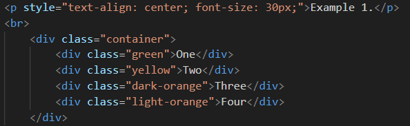 HTML Code for Lesson 1